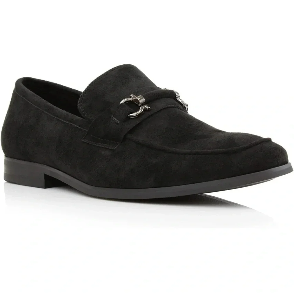 NIB Men’s Ferro Aldo Demitri MFA19683 Classic Moc-Toe Penny Loafers